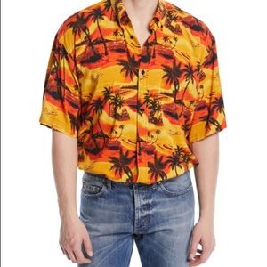 balenciaga beach shirt